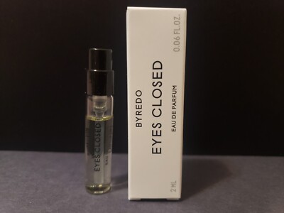 BYREDO Eyes Closed Eau de Parfum EDP Sample Spray .06oz 2ml NEW IN BOX