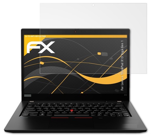 2x Screen Protector voor Lenovo ThinkPad X13 Yoga Gen 1 mat&schokbestendig - Afbeelding 3 van 9