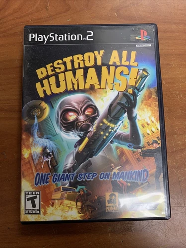 Destroy All Humans Greatest Hits (PlayStation 2, PS2, 2005) Complete CIB