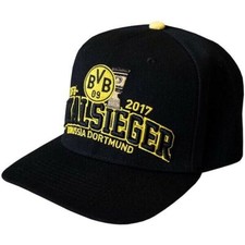BVB Kappe DFB Pokalsieger 2017 Borussia Dortmund Cap Mütze schwarz Fanartikel