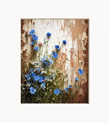 Country Barn Landscape Wall Art, Farmhouse Decor, Beige Brown Handmade Wall Art