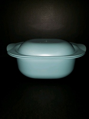 VINTAGE Tupperware Large 3QT Forno a Microonde Casseruola/Pentola/padella  con coperchio blu | eBay