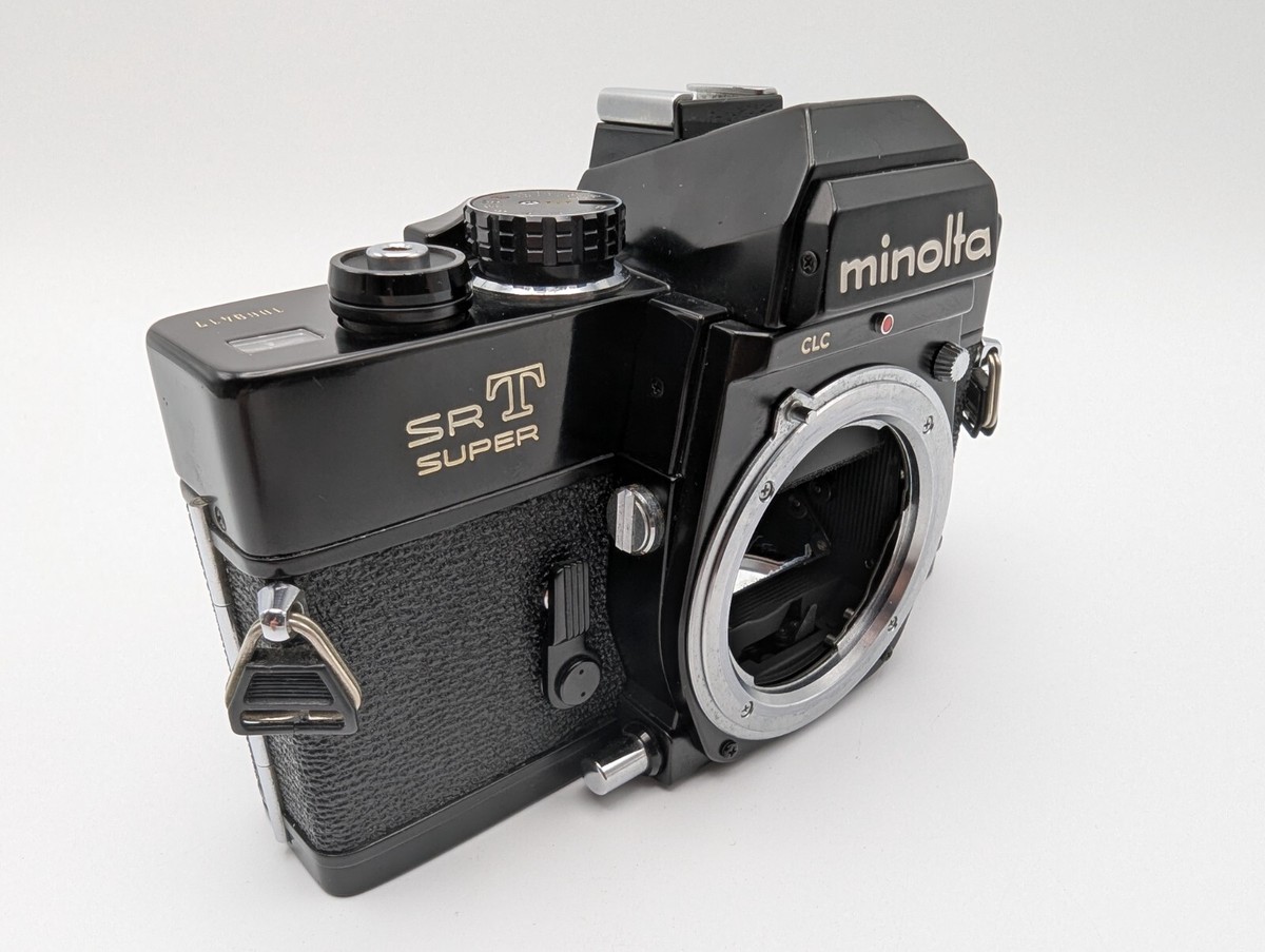 ミノルタ SRT SUPER/MC ROKKOR-PF 55mm 1.7 N. MINT] Minolta SRT Super Black + MC ROKKOR-PF 55mm F1.7