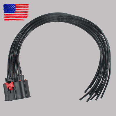 Headlight Connector Pigtail for 2015-2019 Chrysler 300 Xenon HID LED 12-wire