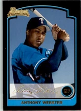2003 BOWMAN DRAFT PICKS GOLD THICK CARD - RC #BDP118 ANTHONY WEBSTER TEXAS