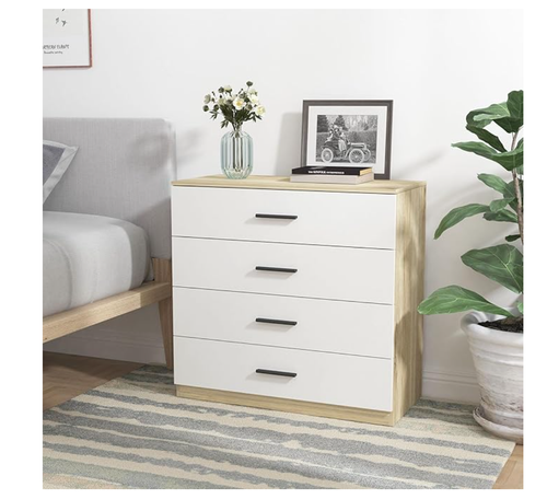 Set of 3 - 2 Bedroom Bedside Cabinet (3 Drawer) and 1 Bedside Cabinet (4 Drawer) - Picture 4 of 4