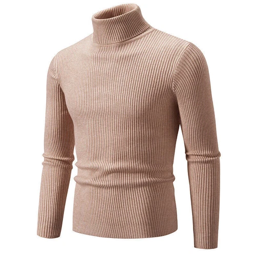 Herren Pullover Rollkragenpullover Männer Strickwaren Winter Langarm Strickpullover - Bild 1 von 38