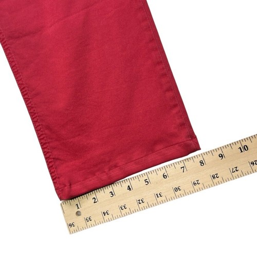 BRAX Pants Men's 36x30 Red Stretch Cooper Fancy Chino Regular Fit Golf - Picture 11 of 14