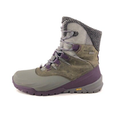 Merrell Thermo Aurora 2 Mid Shell Waterproof Winter Boots Womens Size 9.5 Gray