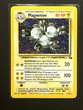 Magneton #11/62 - Pokémon Fossil - 1999 WotC - Holo - Rare - MP