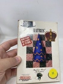 Hatris Nintendo NES Complete CIB Authentic Ships Fast