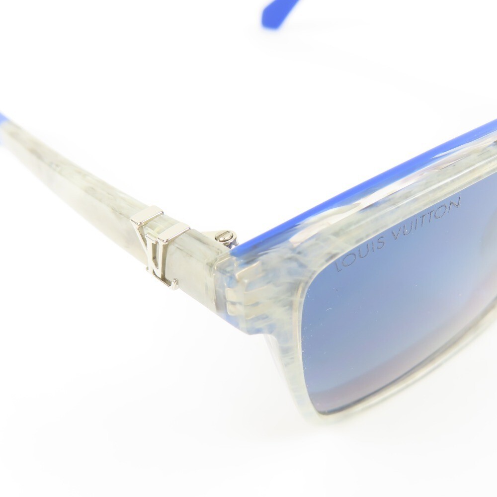 LOUIS VUITTON Z1272E サングラス ポートランド Louis Vuitton Men's Acetate Portland Grey Blue E Sunglasses