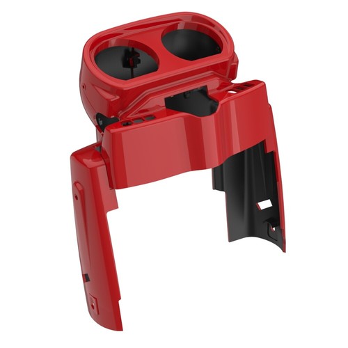 Advanblack Billiard Red Gauge Cluster Cover Fits 15+ Harley Road Glide - Picture 9 of 11
