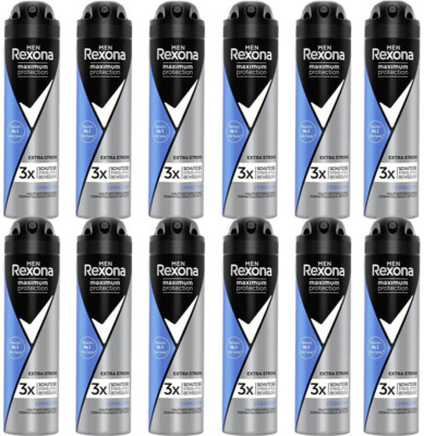 12x Rexona Men Maximum Protection Deo Spray Cobalt Dry Anti-Transpirant,150ml