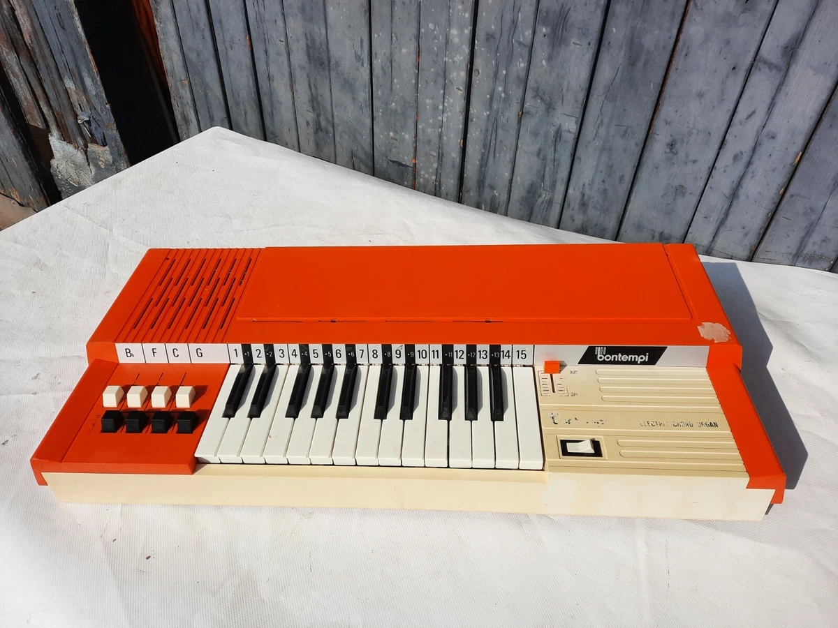 Gutes B 104 Electric Organ Keyboard Piano 220V 16W Italy VINTAGE