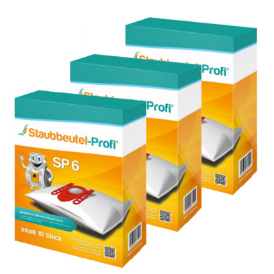 30 Staubsaugerbeutel Staubbeutel-Profi SP6 geeig. für Siemens Super E Serie