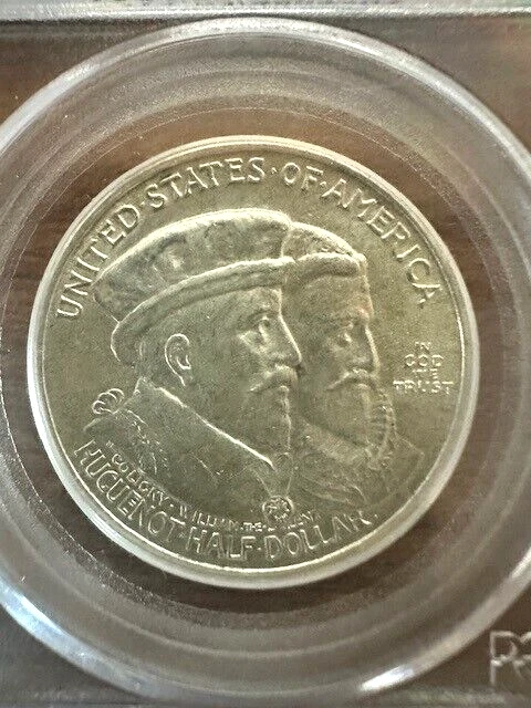 1924  *HUGUENOT* Half Dollar 50c PCGS MS63 - Image 4 of 4