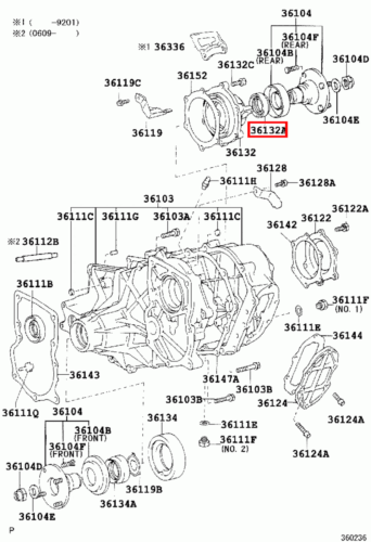 Genuine LandCruiser HZJ76 HZJ75 HZJ74 Transfer Case Rear Output Shaft Oil Seal - Picture 5 of 9