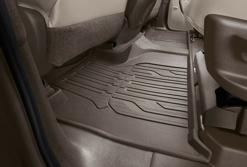 2021-2025 GMC Yukon Front 2nd & 3rd Row Premium All Weather Floor Liners TEAK OE - Picture 3 of 5
