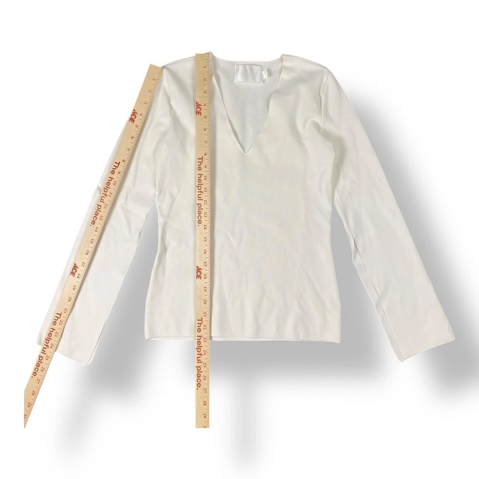 Top Solace London Orlina para mujer talla 4 en crema fiesta de diseñador Foto 3 de 4