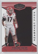 2022 Panini Chronicles Draft Picks Plates & Full Coverage Nakobe Dean Patch 0pm