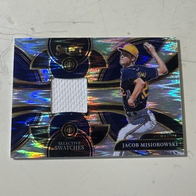 Panini 2024 Select Jacob Misiorowski #SS-JM Brewers [Prizm] Swatch Insert