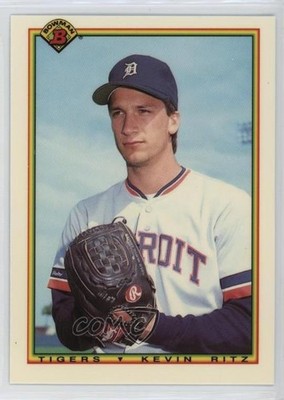 1990 Bowman Factory Set Collector's Edition (Tiffany) Kevin Ritz Rookie RC 0b7
