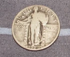 VF SLQ Silver 1929 p Philadelphia Mint Standing Liberty Quarter Old coin