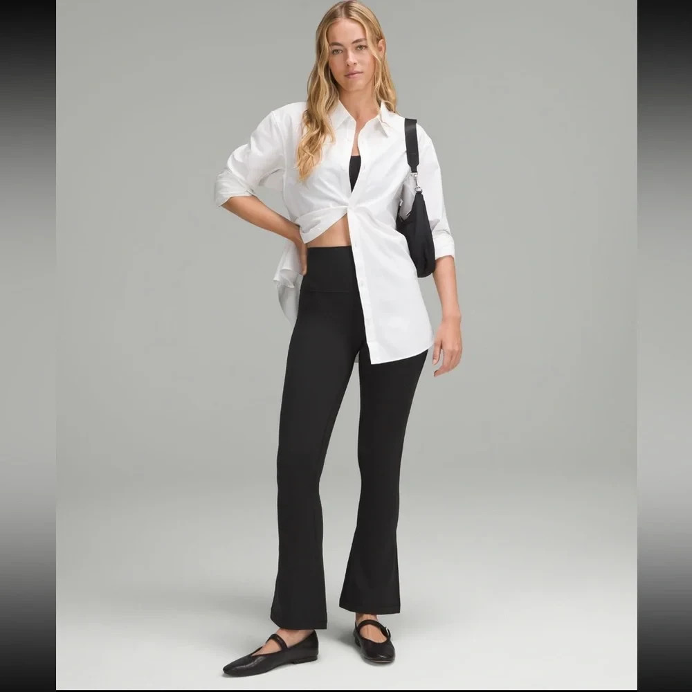 Lululemon Align High-Rise Mini Flare Pant in Black Size 10