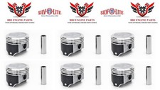 6 Silvolite 020 Oversize 3.895 Piston Set For 1966-1984 Chevrolet 250 6 Cylinder