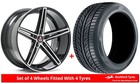Alloy Wheels  Tyres 18 Axe EX14 For Saab 9 3 Mk2 03 14