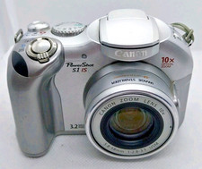 Canon Powershot S1 IS Digital Camera Silver - Spares Repair Only See Description