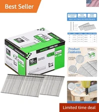 Reliable 2-Inch Galvanized Finish Nails - 2,500 Count for DIY & Professional Use