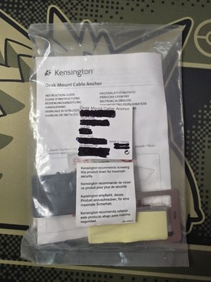 Kensington Desk Mount Cable Anchor K64613WW - NEW SEALED