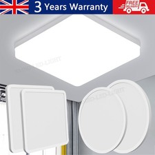 LED Ceiling Light Square Panel Down Lights Kitchen Bedroom Bathroom Lamp Modern
