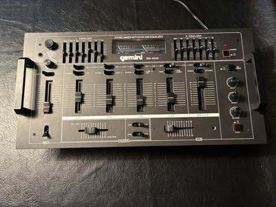 Vintage Gemini MX-6200 Stereo Mixer With Equalizer, Partially