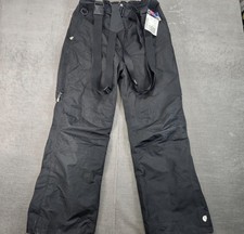 Obermeyer Cannon Men  s Large Ski Snow Snowboarding Pants With Suspenders, Black