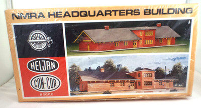 NEW Factory Sealed Heljan Con-Cor N Scale NMRA Headquarters Building Model Kit