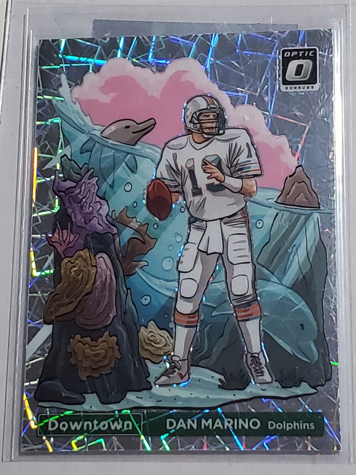2023 Panini Donruss Optic DAN MARINO Downtown #D-8 - Miami Dolphins, Case Hit