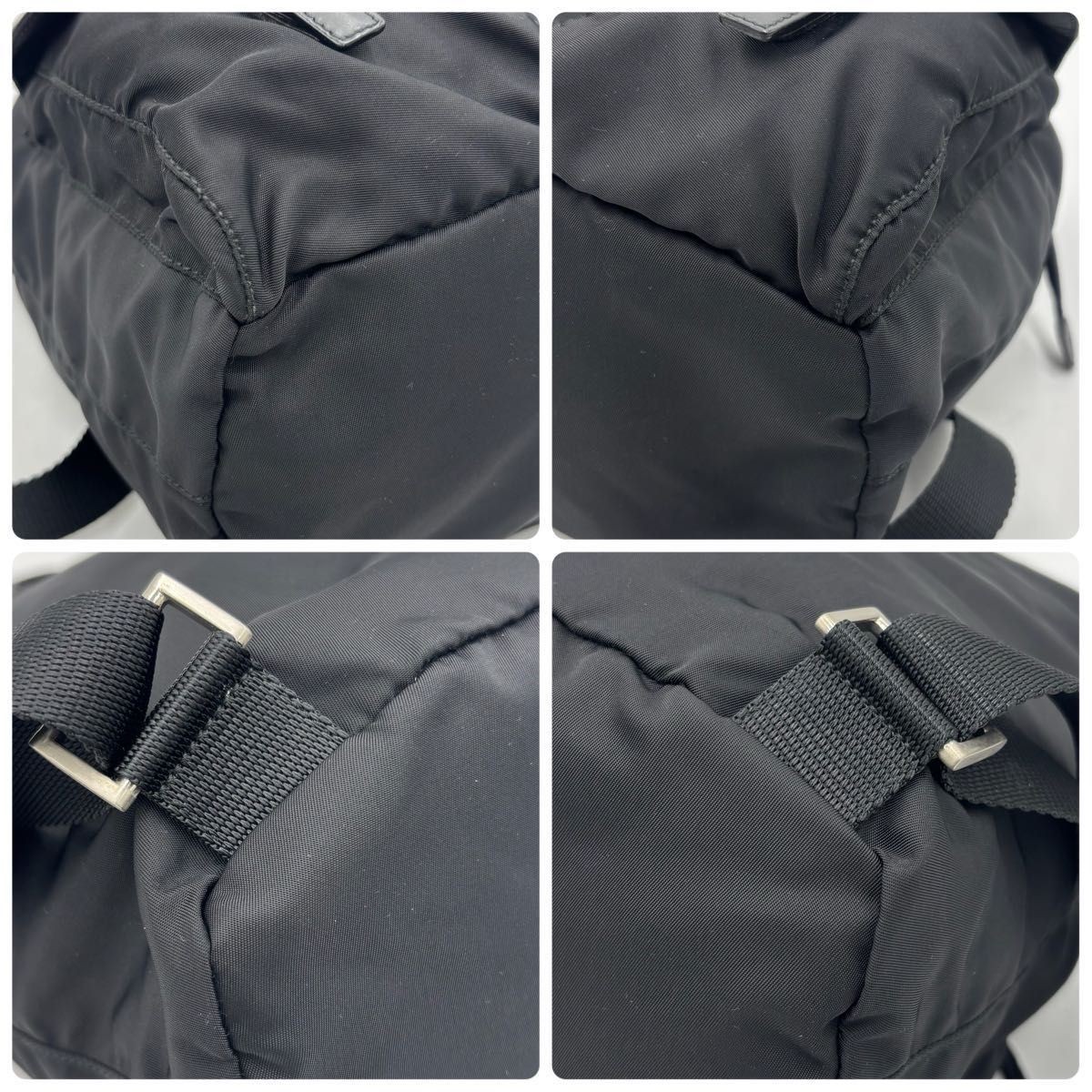 PRADA Nylon Mini Rucksack Backpack Triangle Logo … - image 8