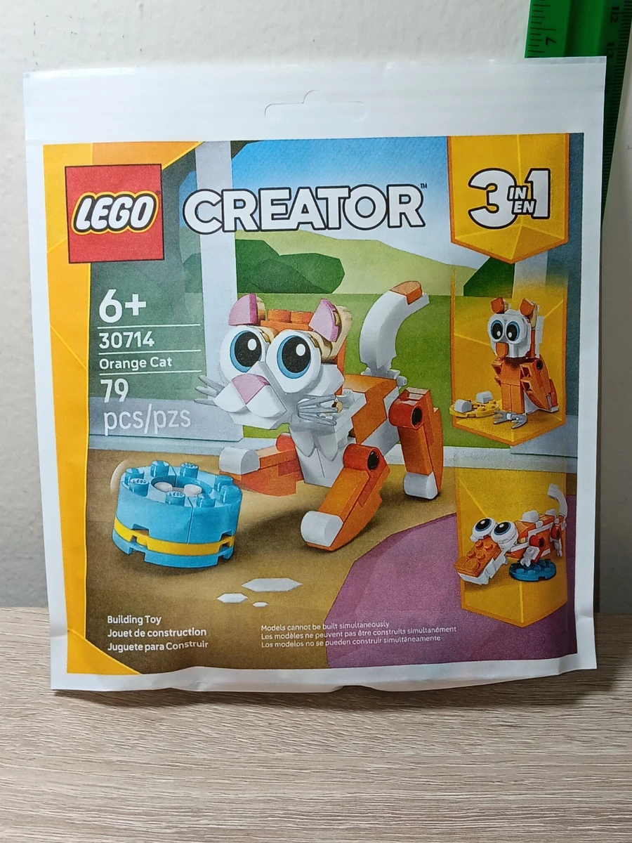 FREE SHIP* ORANGE CAT 30714 Lego Creator 3-in-1 Building Toy Set
