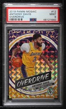 2019-20 Panini Mosaic Overdrive Anthony Davis #12 PSA 9 MINT j0x