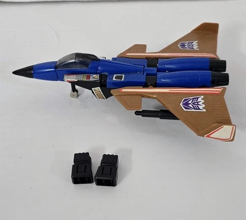 J-839 VINTAGE 1980'S HASBRO G1 TRANSFORMERS DECEPTICON JETS DIRGE - COMPLETE