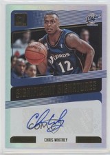 2018-19 Panini Donruss Significant Signatures Chris Whitney #SS-CWT Auto 0en