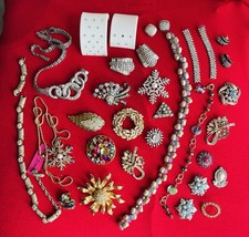 Modeschmuck Konvolut Reparatur Basteln Mehrzweck verschiedene Posten u.a. Strasssteine
