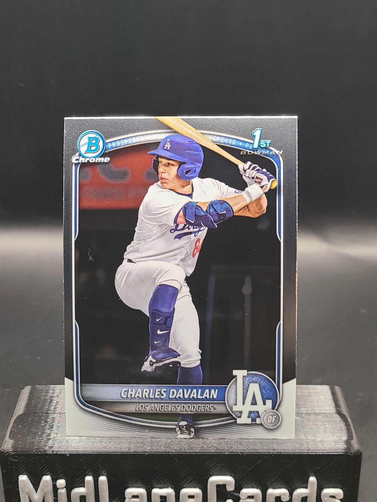 2025 Bowman Draft 1st Chrome Charles Davalan BDC-96 Dodgers