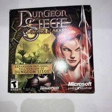 Dungeon Siege Legends of Aranna Windows PC Microsoft Game Studios Used