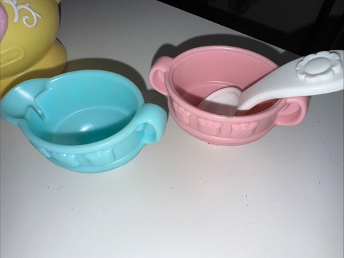 Little Tike Tea Set With Spoon (10 Total Pieces) - Picture 4 of 9
