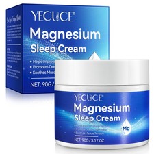 Magnesium Lotion,Pure Magnesium Cream for Better Sleep,Leg Joint Care,Non-G...