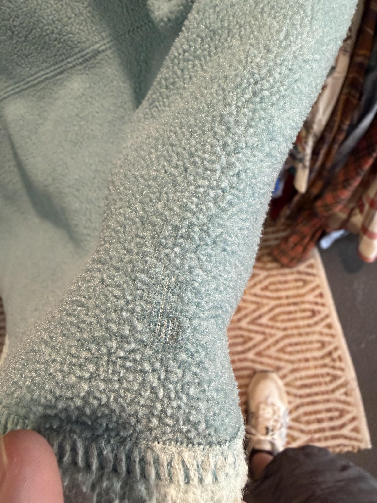 Vintage Patagonia Jacket Womens Small Blue Synchilla Fleece Hooded Full Zip USA thumbnail 5